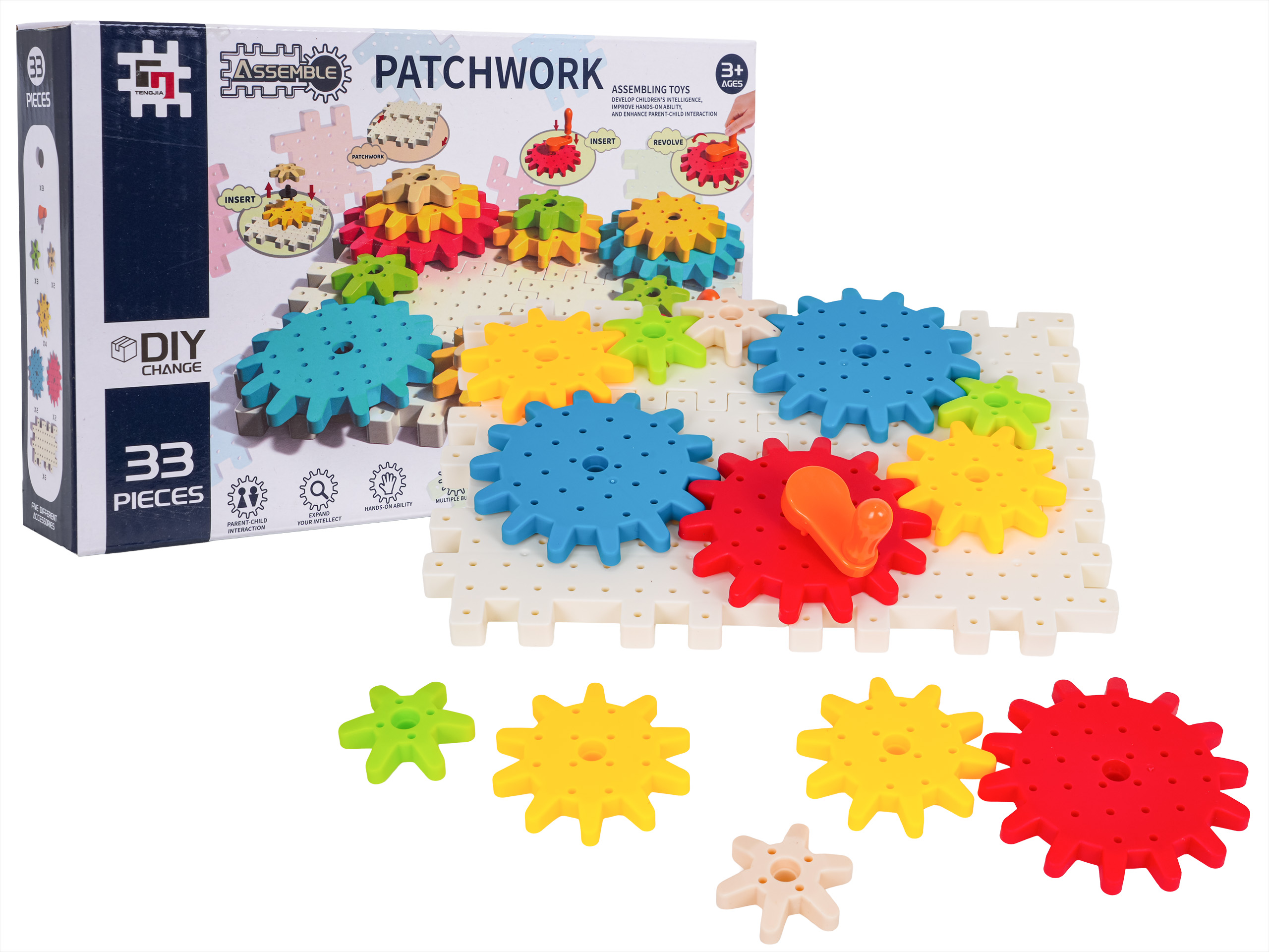 STEAM Building Blocks Set 33 pcs.