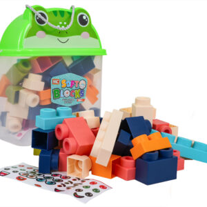 Soft Blocks Set 44 pcs + Frog Packaging
