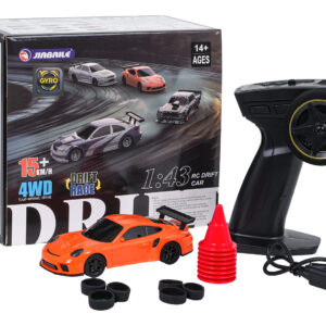 R/C Drift automobil 1:43 narančasta + pribor