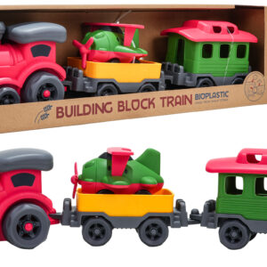 Bioplastic Train + Wagons Set