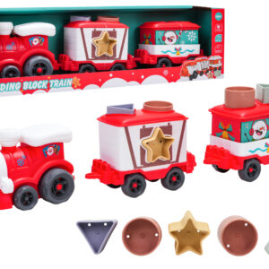 Christmas Train + Wagons Set