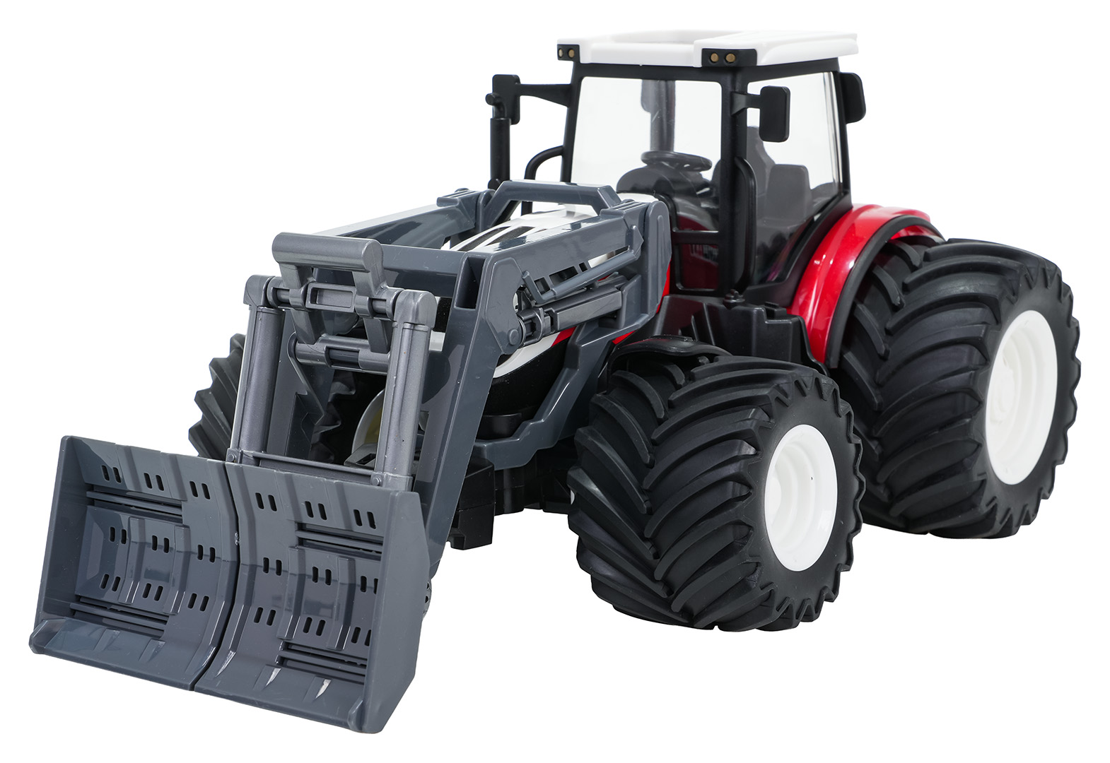 Tractor + Bulldozer R/C 1:24 Red