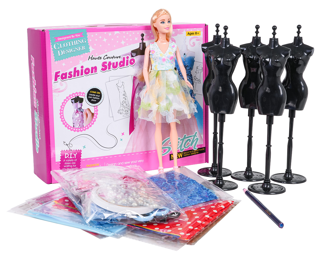 Little Designer Kit, Colorful Materials + Accessories