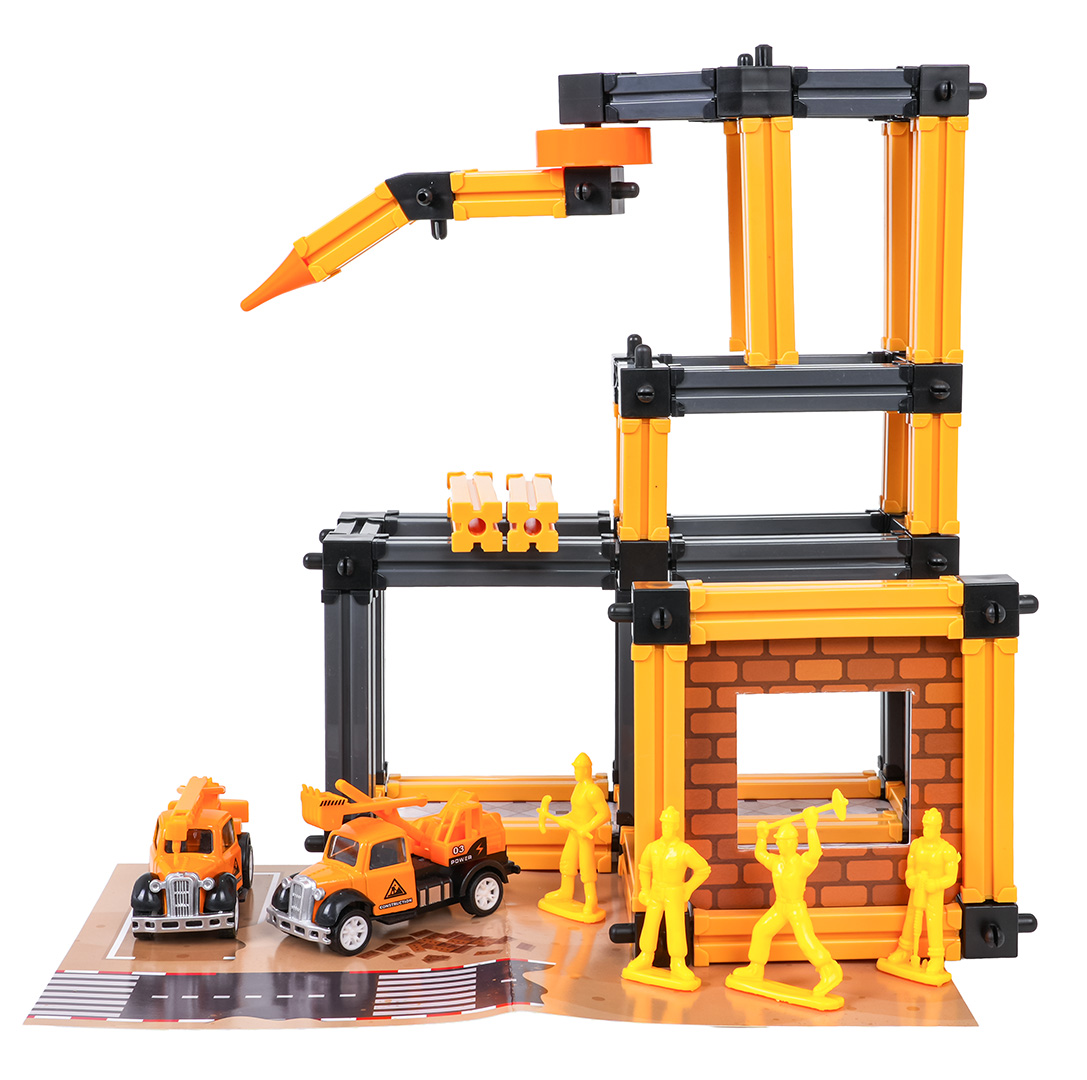 Garage Construction Site Set + Accessories and Figures