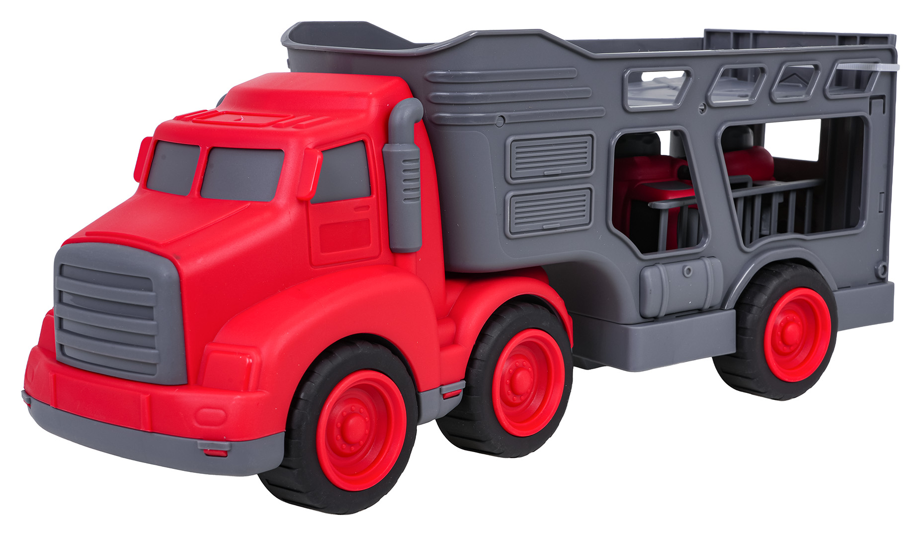 Set of Vehicles: Tow Truck + Fire Trucks