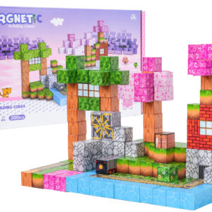 Set of Magnetic Cubes, Blocks, 200 pcs.