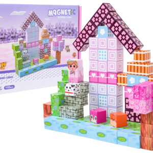 Set of Magnetic Cubes, Blocks, 110 pcs.