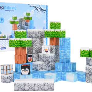 Set of Magnetic Cubes, Blocks, 66 pcs.