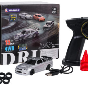 R/C Drift automobil 1:43 bijela + pribor