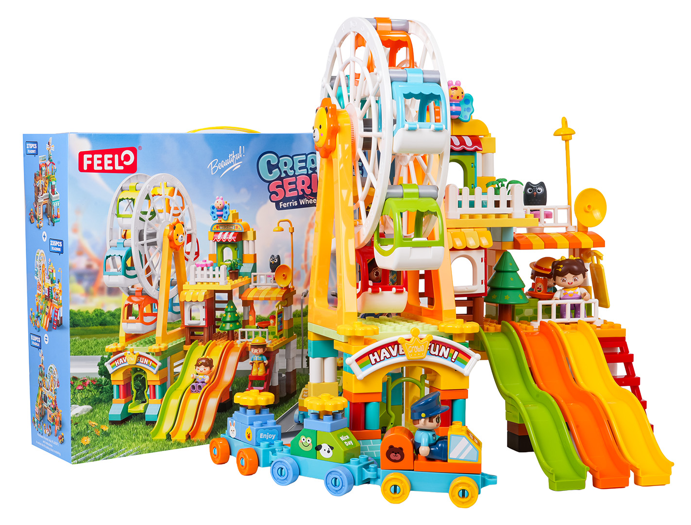 Amusement Park Construction Blocks 235pcs.