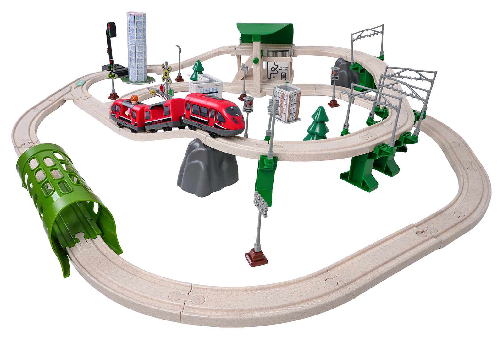 City Train with Light and Sound Function 89 pcs.