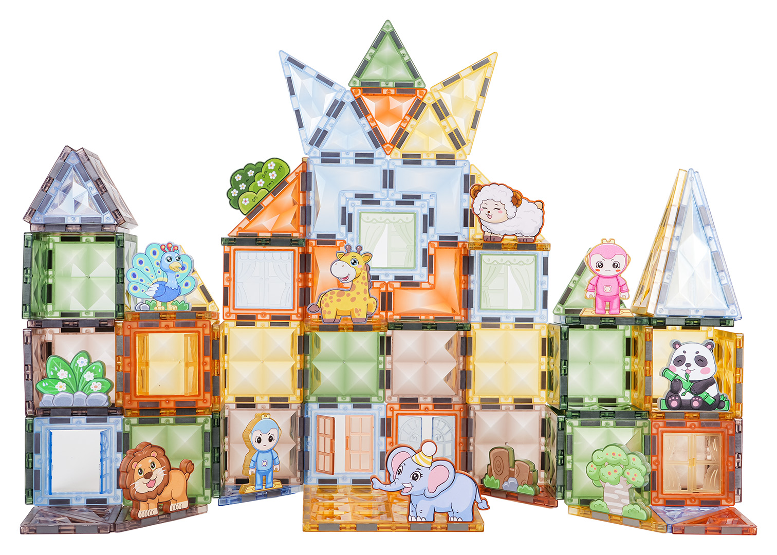 Magnetic Blocks Set 116 pcs.