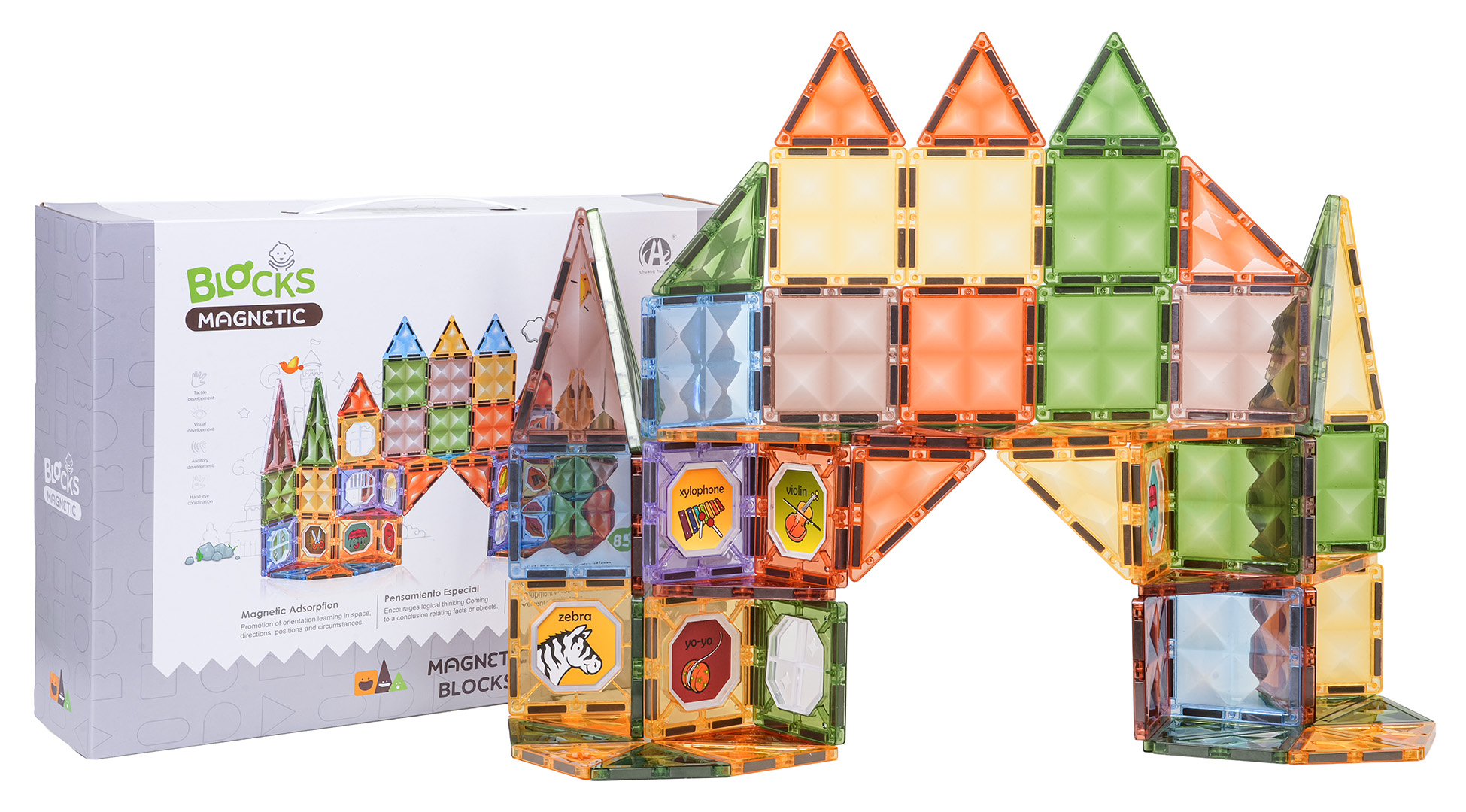 3D Magnetic Blocks Set 85pcs.