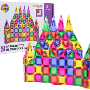 Set of Colorful Magnetic Blocks 75 pcs.