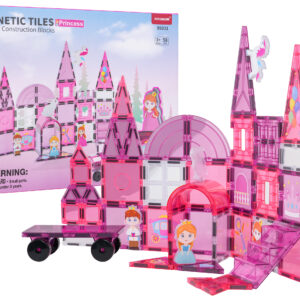 Ružičasta princeza magnetne kocke set 58 kom.