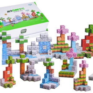 Set of Magnetic Cubes, Blocks, 384 pcs.