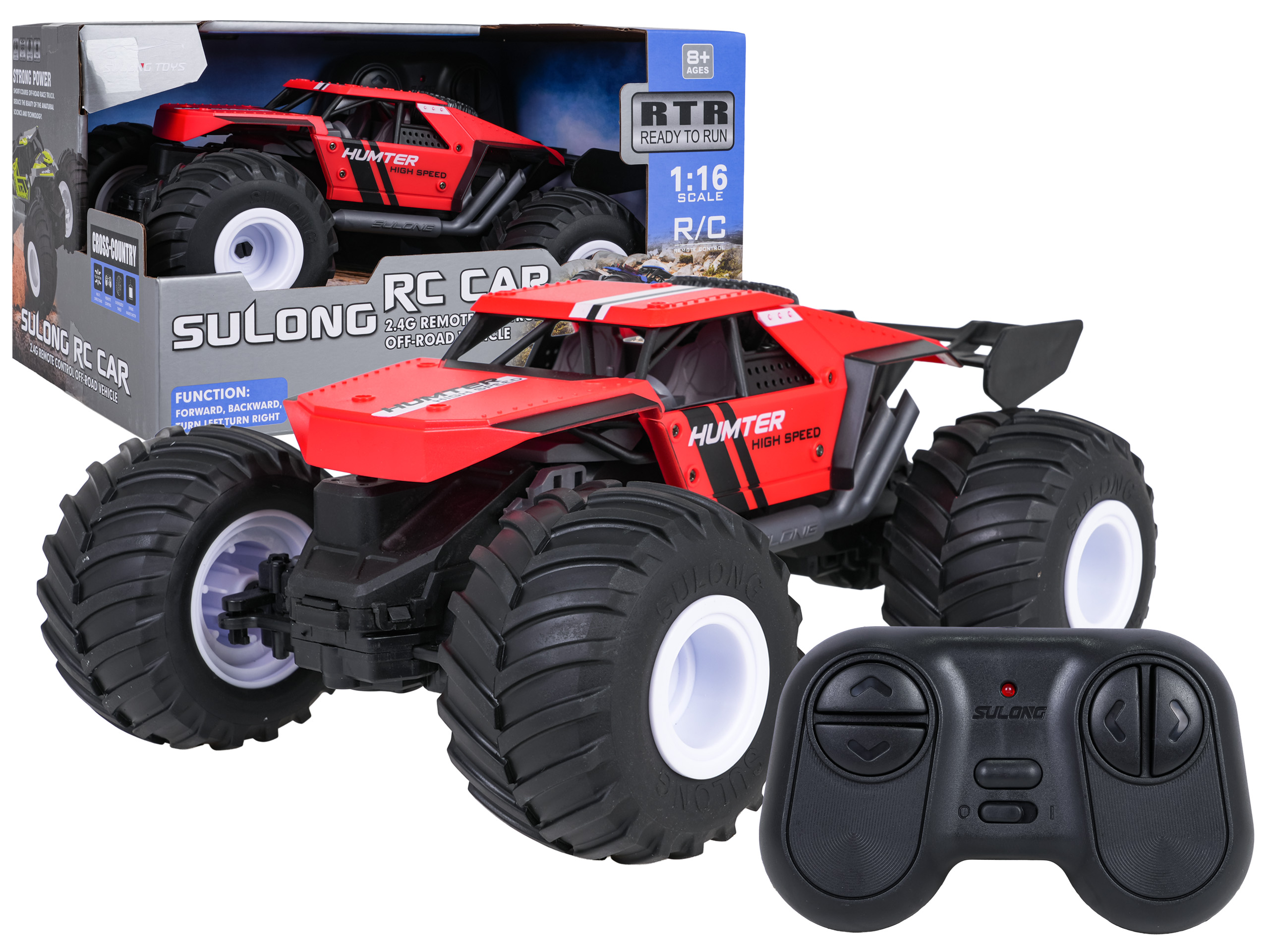 RC Crawler 1:16 HUNTER Red