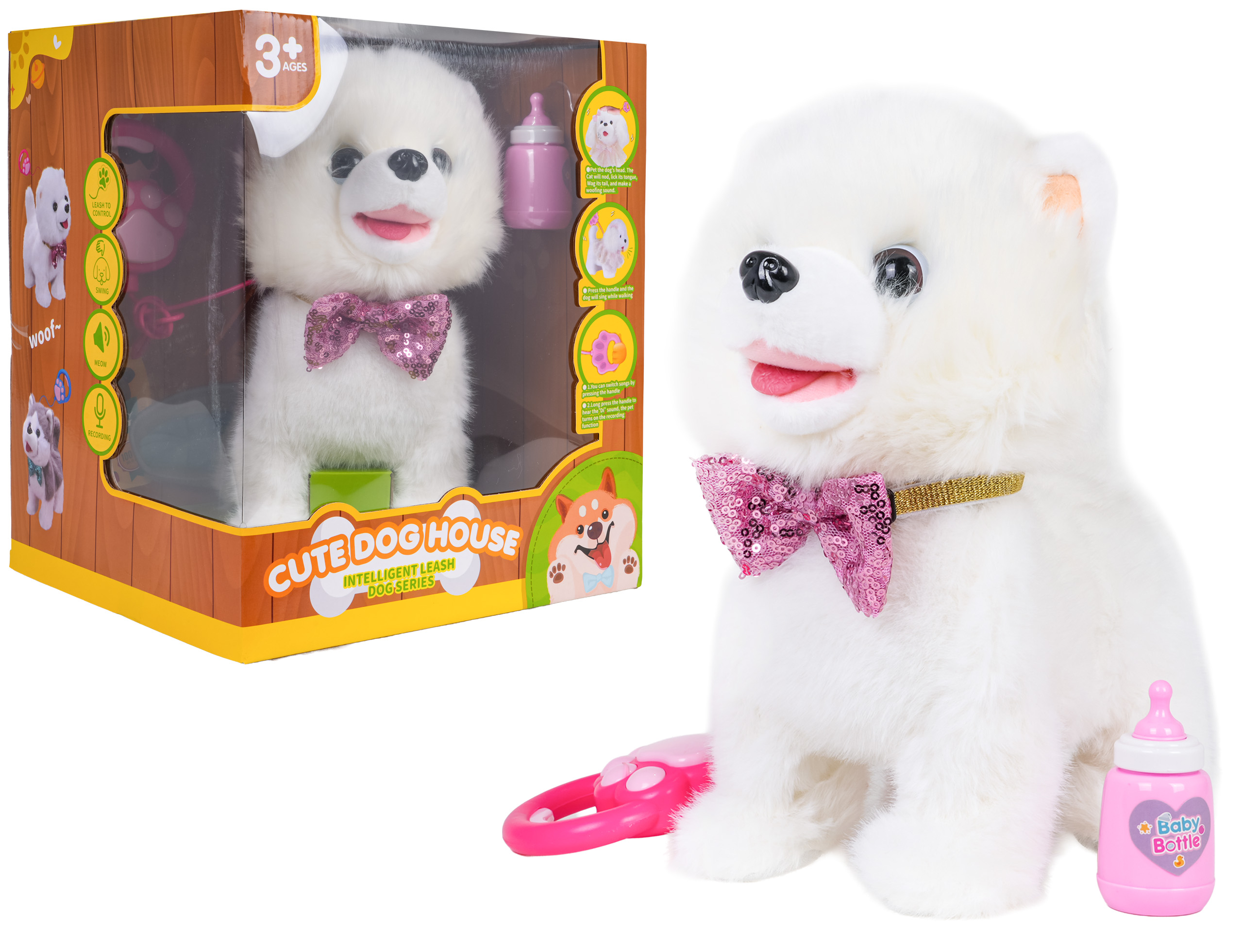 Interactive White Dog