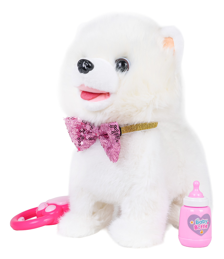 Interactive White Dog
