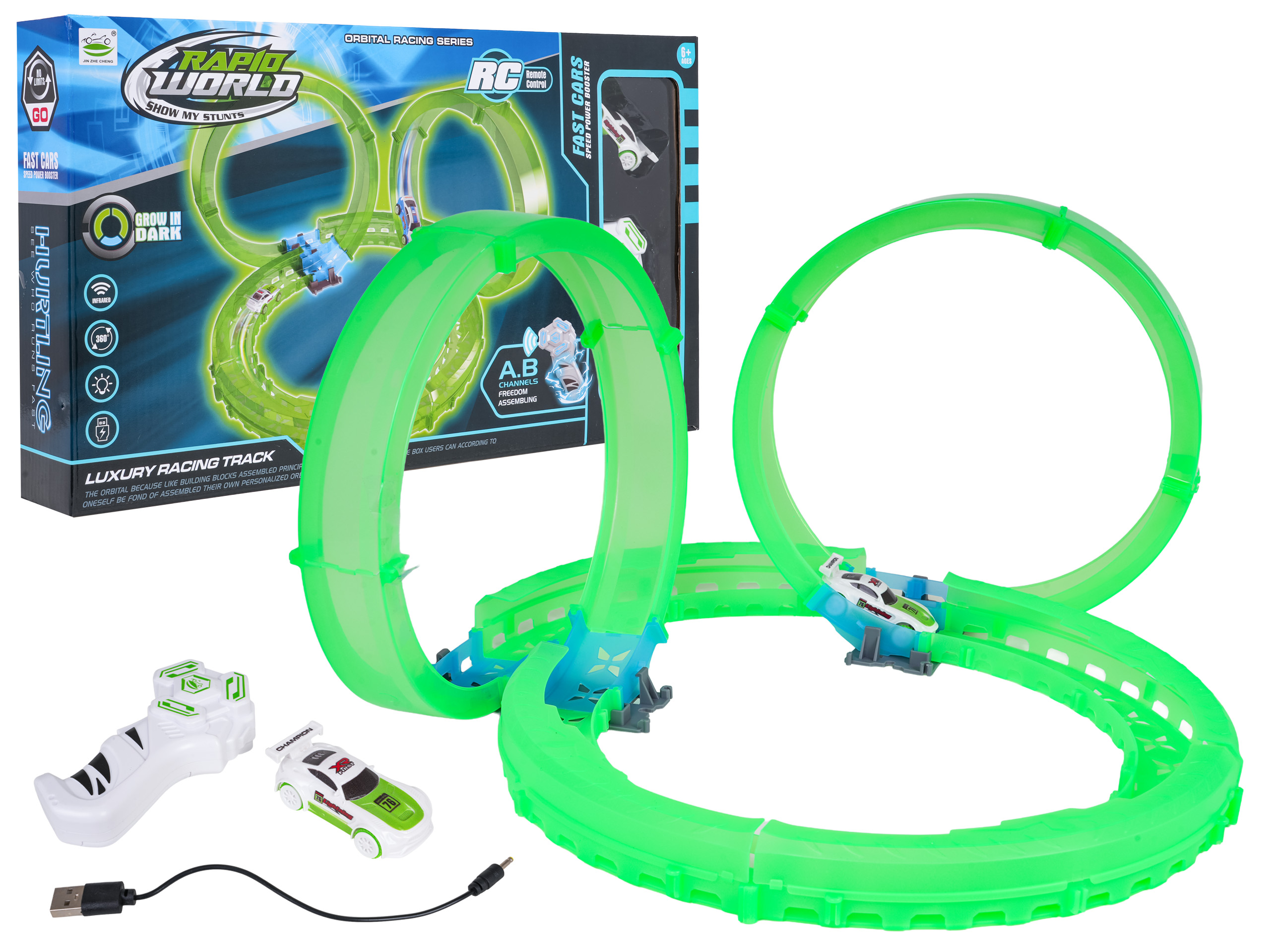 Glow in the Dark Race Track 25pcs.