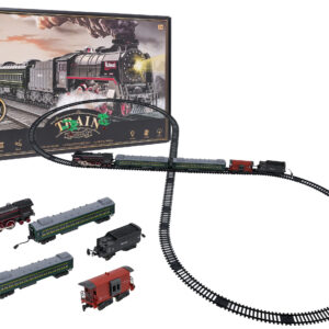 Retro Train with Lights, Sounds and Smoke Function 216cm