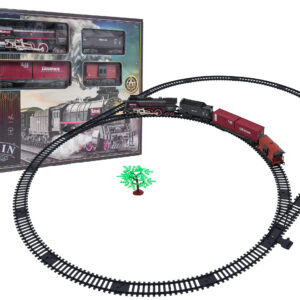 Retro Train with Lights, Sounds and Smoke Function 138cm