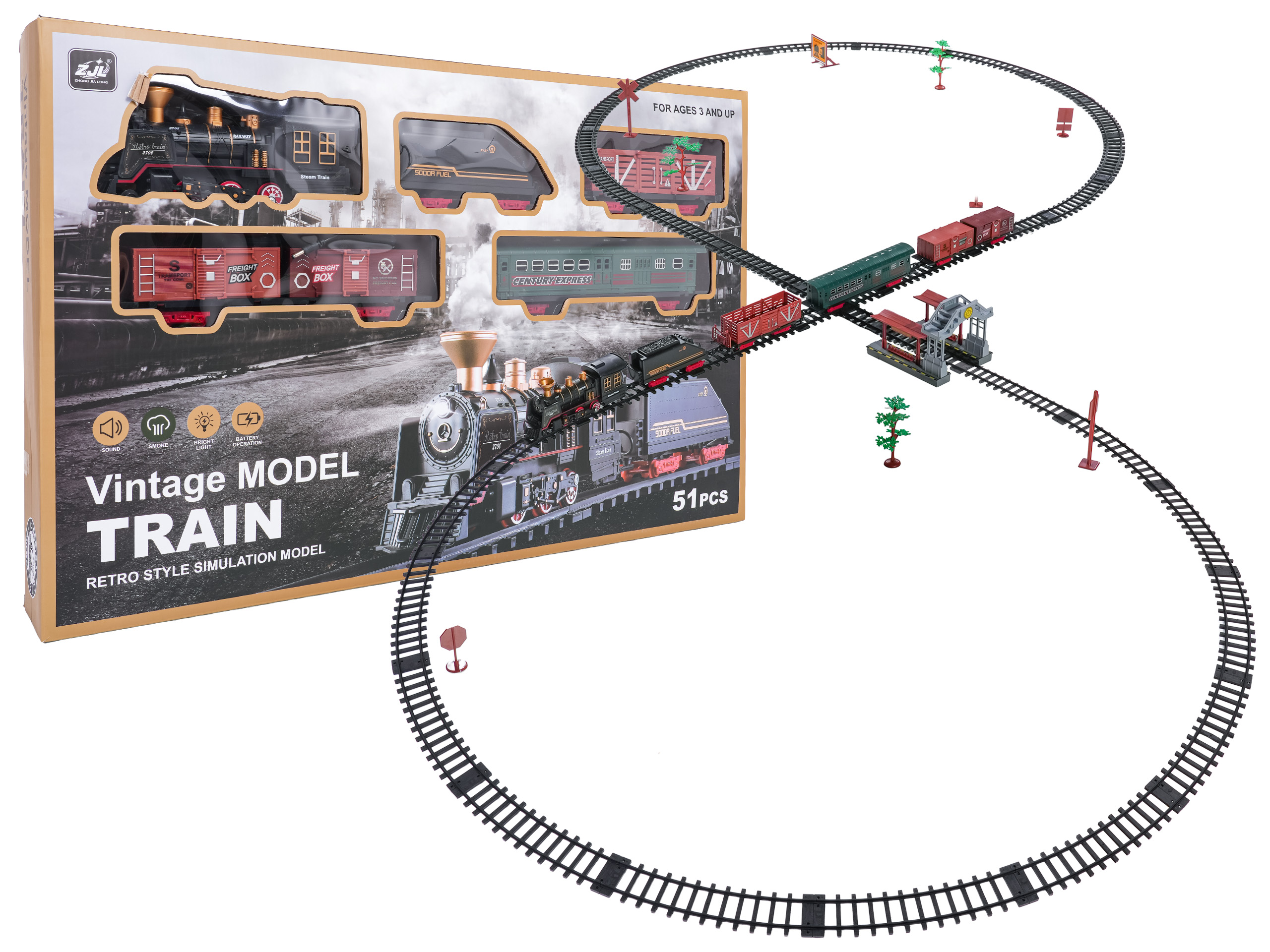 Vintage Smoke Train