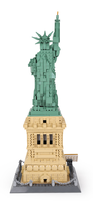 Building Blocks Set Series Buildings Statue of Liberty 1409pcs.