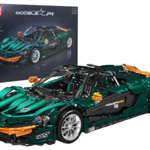 Sports Car Building Blocks Set Green 3268pcs.