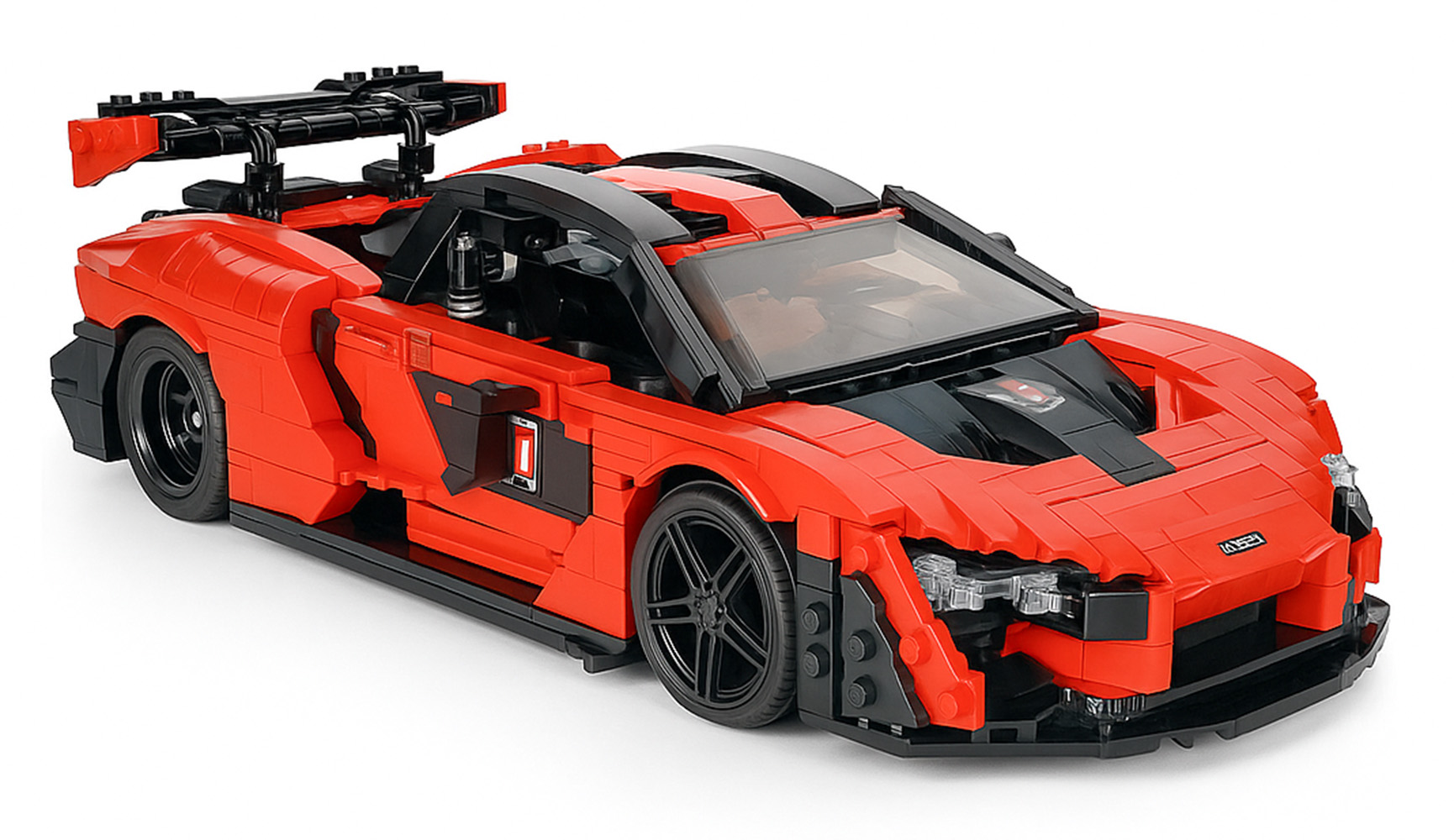 Sports Car Brick Set Orange 1372pcs.