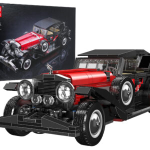 Retro Vehicle Red Building Blocks Set 1308pcs.