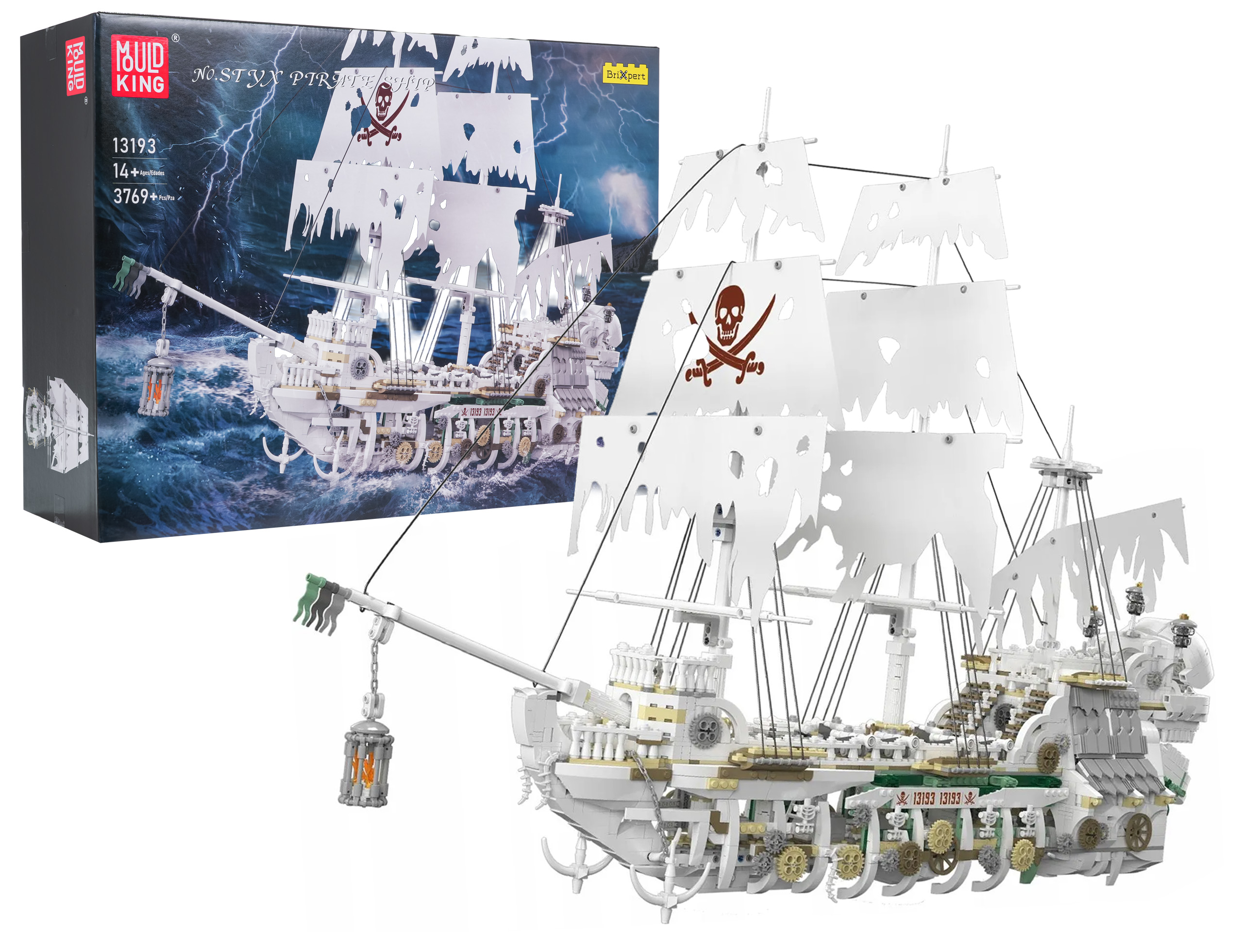 Ghost Pirate Ship Building Set 3769pcs.
