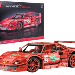 Sports Car Block Set 2688 pieces. Red