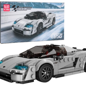 Sports Vehicle Brick Set Silver 388 pcs.