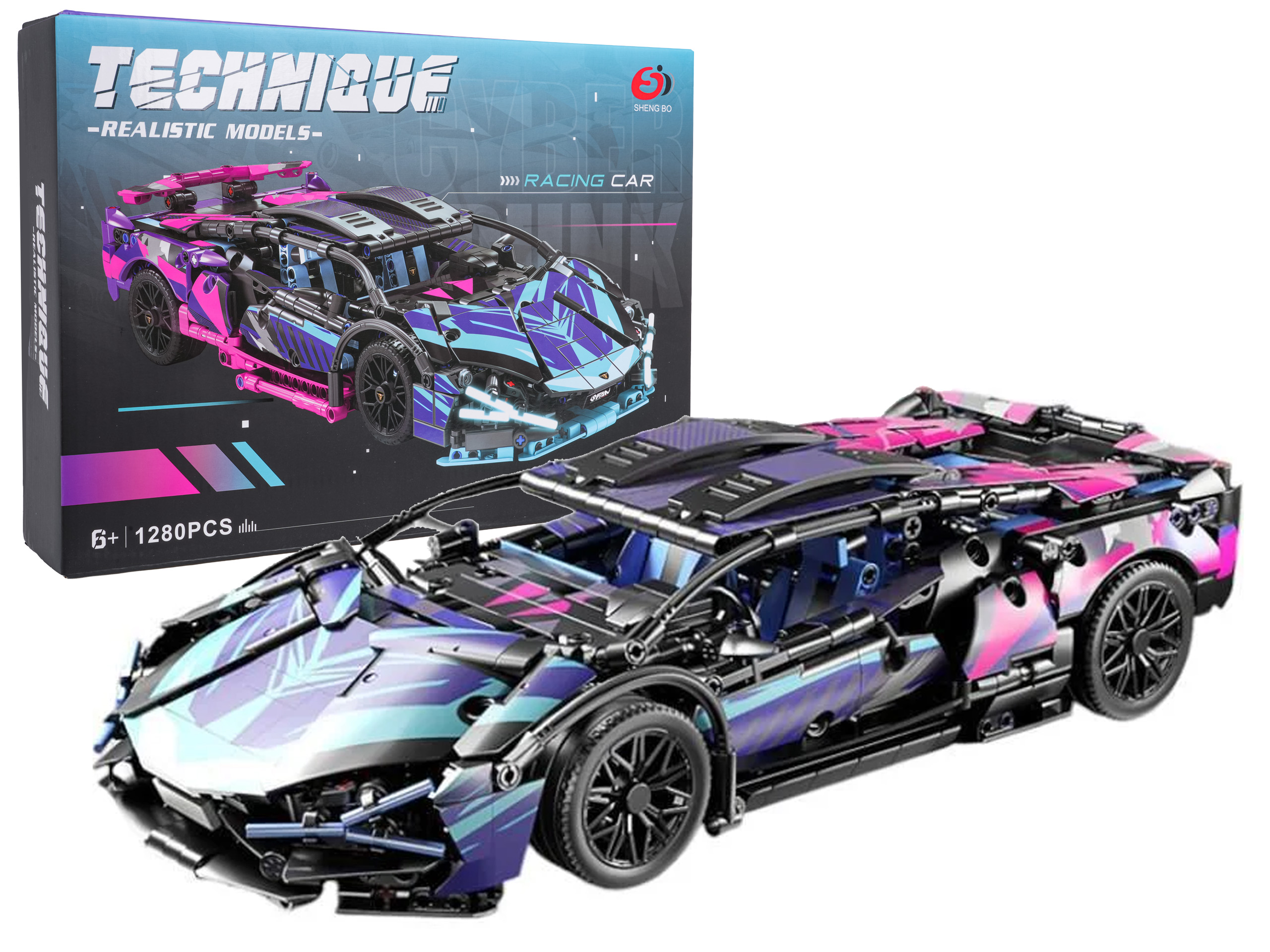 Sports Car blocks 1280 pcs.