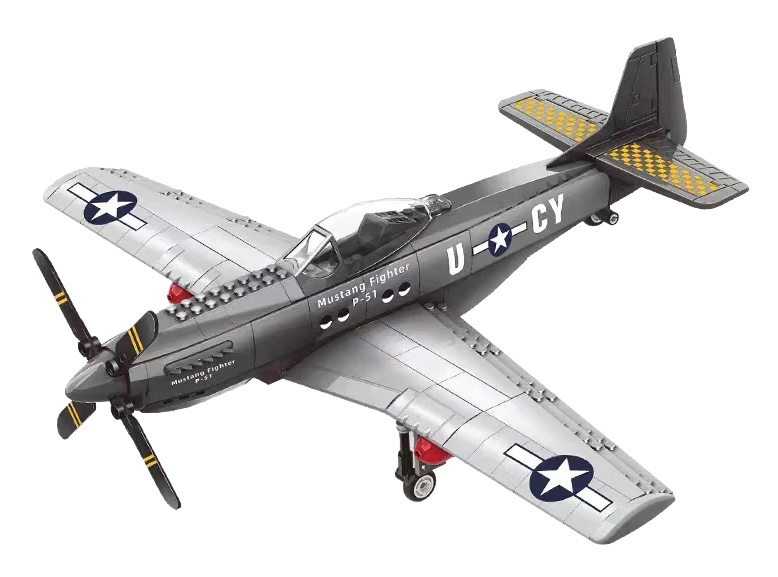 Military Airplane Building Blocks Set 256 pcs.