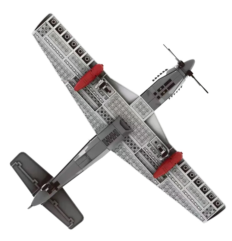 Military Airplane Building Blocks Set 256 pcs.