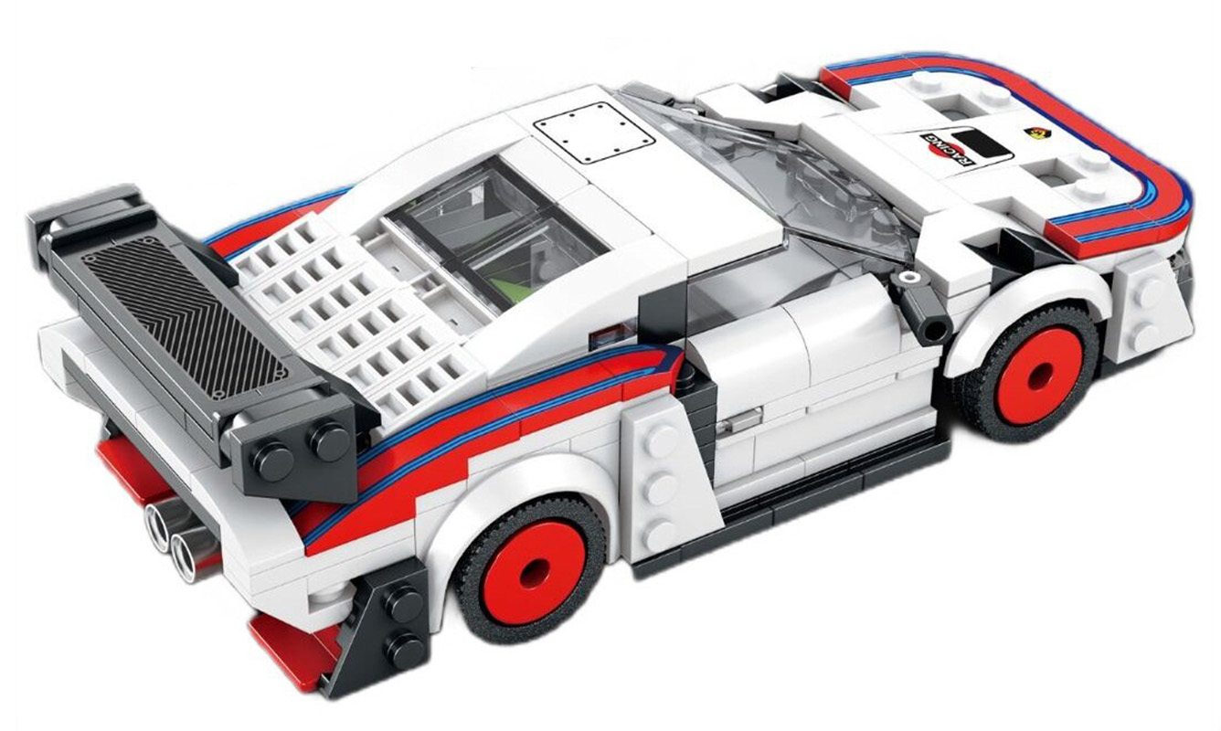 Sports Car Brick Set White 346 pcs.