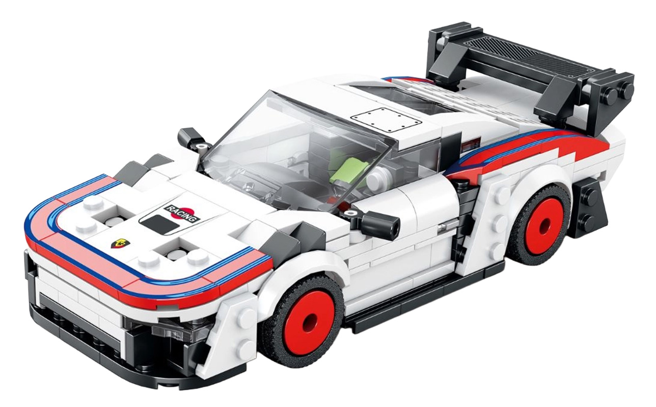 Sports Car Brick Set White 346 pcs.