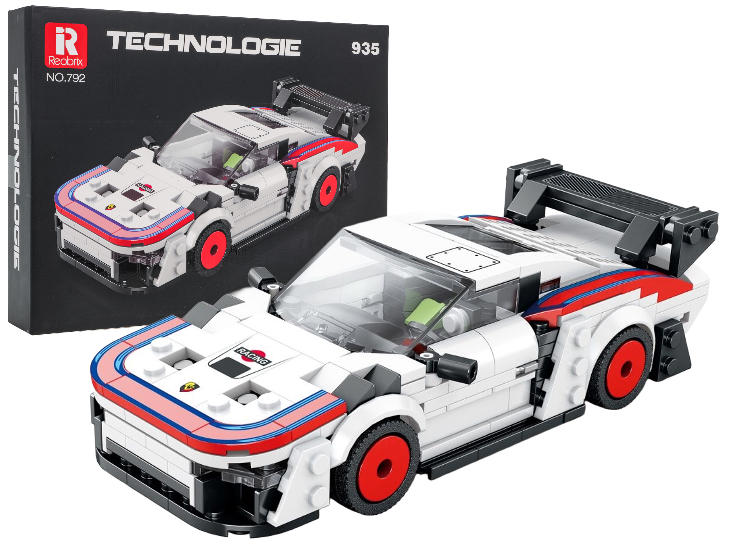 Sports Car Brick Set White 346 pcs.