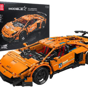 Sports Vehicle Set of 1620 Orange Pieces