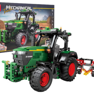 Zelena traktor Kocke za slaganje set + pribor 1828 kom.