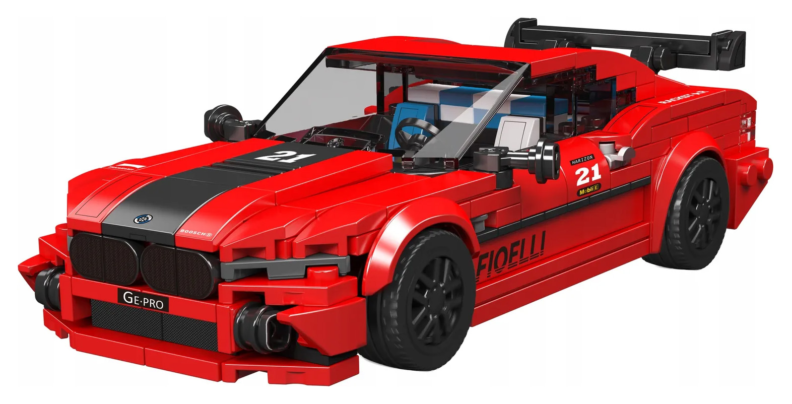 Sports Vehicle Brick Set Red 481 pcs.