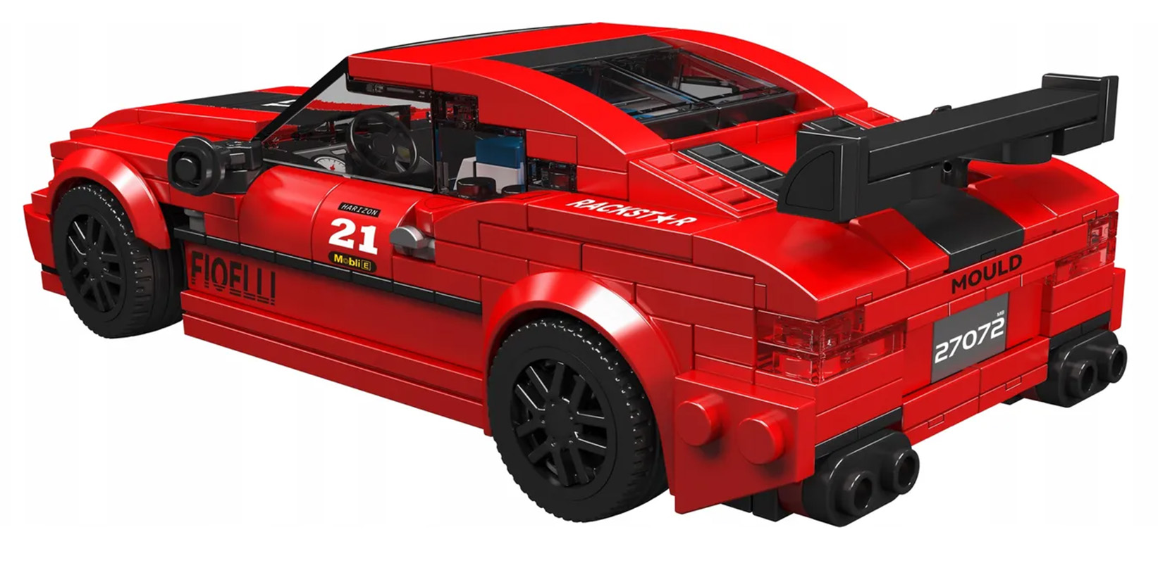 Sports Vehicle Brick Set Red 481 pcs.