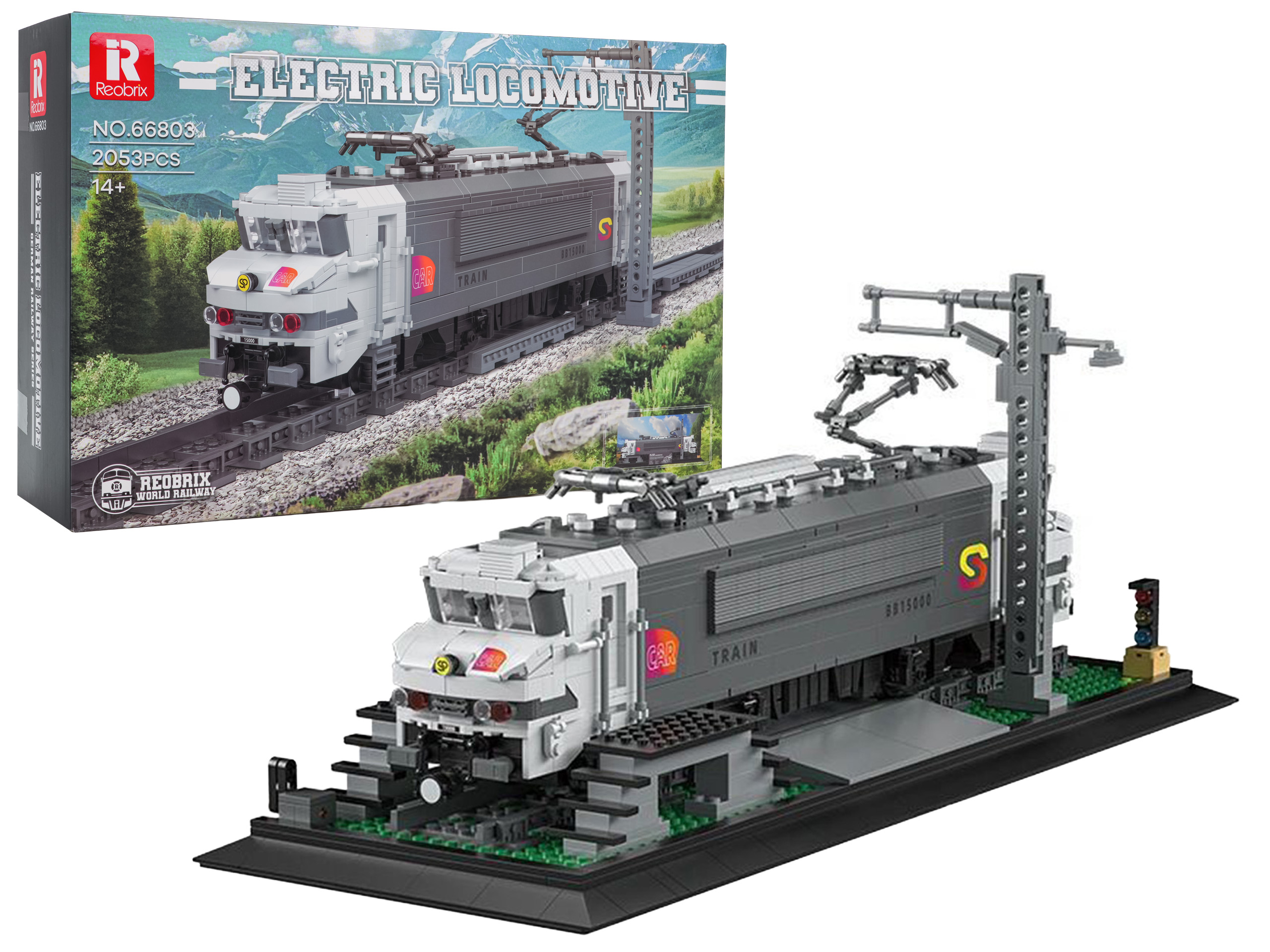 Locomotive Building Blocks Set 2053pcs.