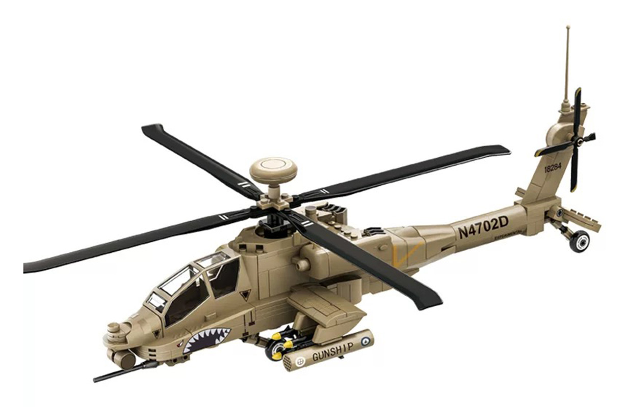Military Helicopter Building Blocks Set 255pcs.