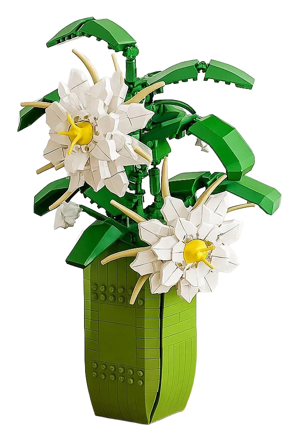 White Flowers Block Set 571 pcs.