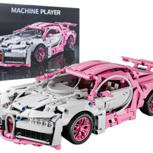 Sports Car Building Blocks Set Pink 1132pcs.