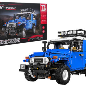 Set of 2087 Off-road Vehicle Building Blocks Blue