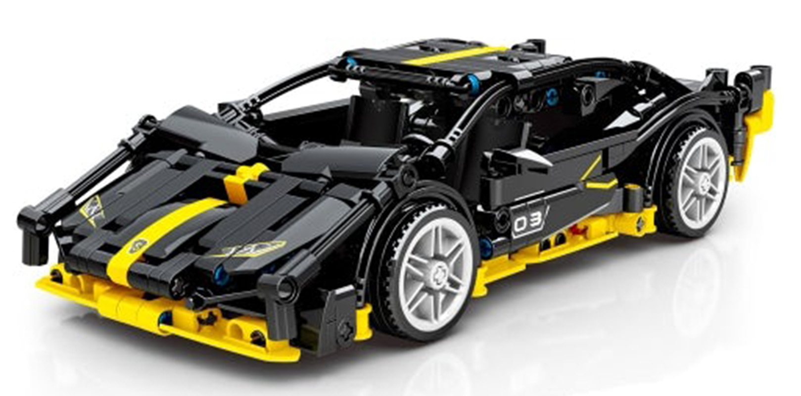Sports Car Brick Set Black 589pcs.